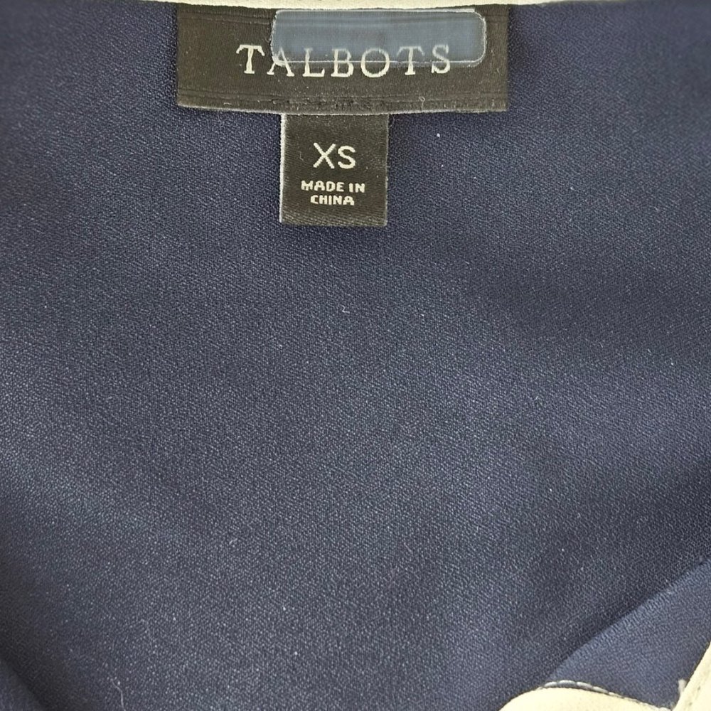 Talbots Color Block Tunic XS - Picture 6 of 8